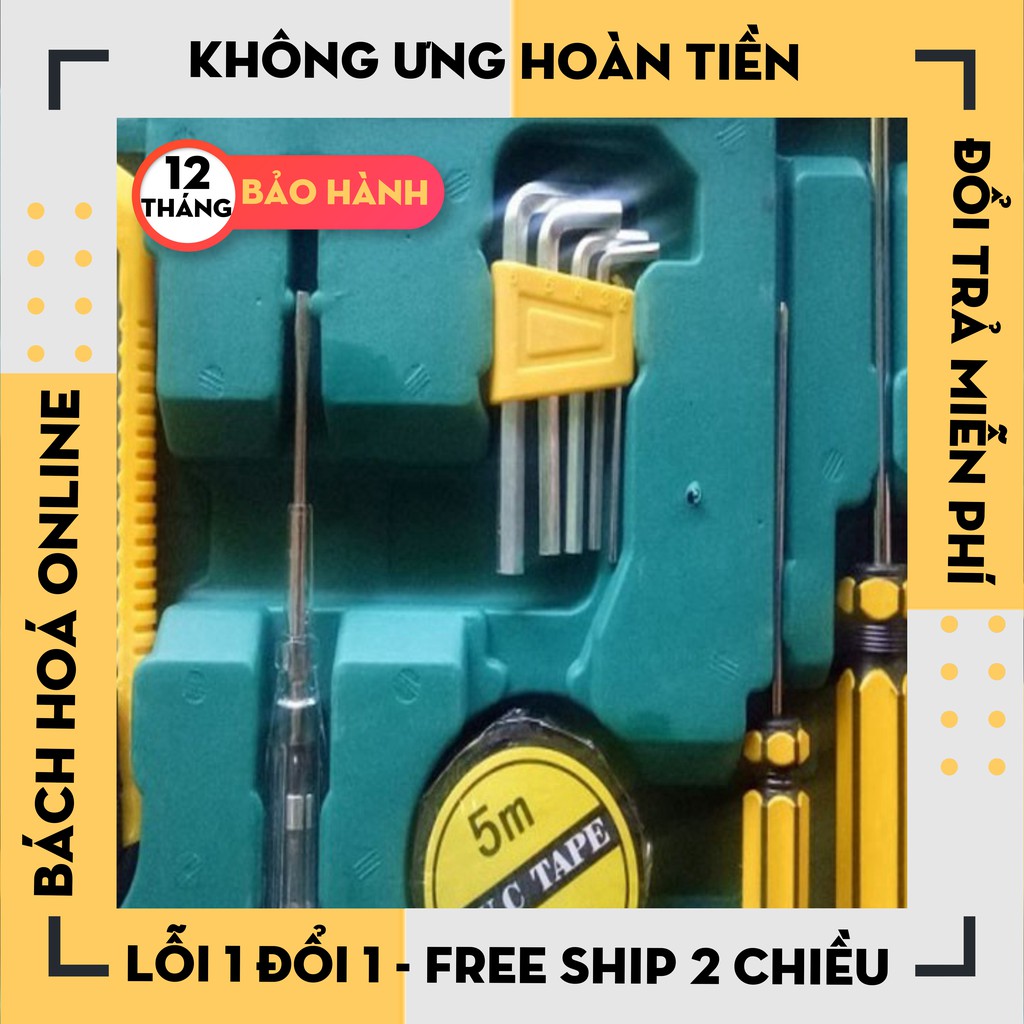 [Hàng Loại 1]  Bộ Dụng Cụ Sửa Chữa Đa Năng 16 Chi Tiết .