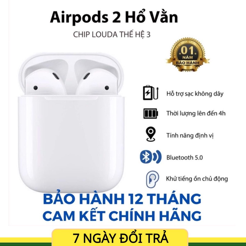 Tai nghe Bluetooth PHIÊN BẢN HỔ VẰN Cao Cấp Nhất - Dùng cả IOS và Android kết nối nhanh SẢN PHẨM CHÍNH HÃNG BH 1 NĂM