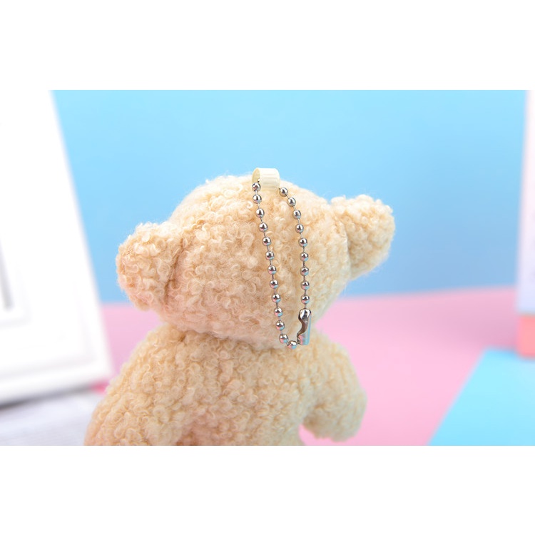 Móc khoá gấu bông mini dễ thương treo trang trí balo túi cặp xách đáng yêu ngộ nghĩnh GB_065