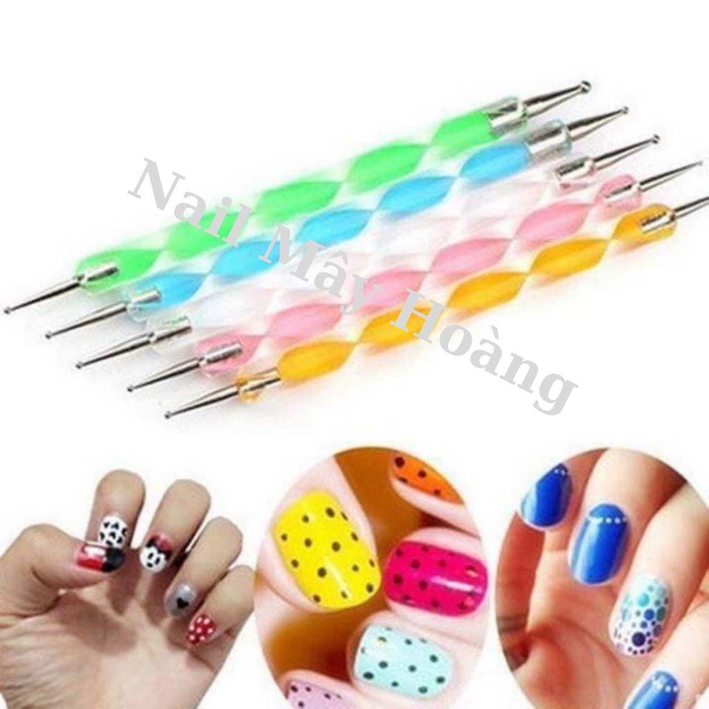 Bút chấm bi nail 5 cây đủ size