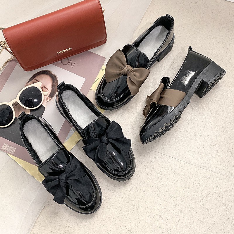 Giày Da Đế Bằng Thời Trang Thanh Lịch Cho Nữ | BigBuy360 - bigbuy360.vn