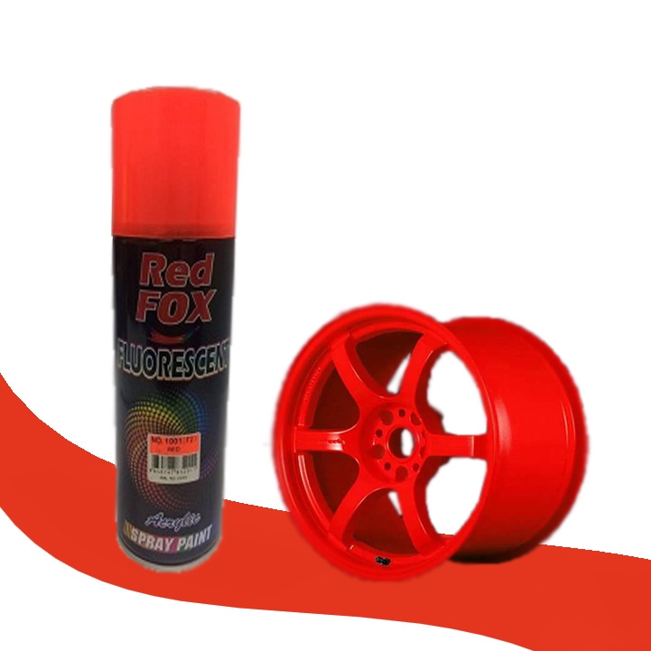 Sơn xịt huỳnh quang màu nổi Redfox – Nhập khẩu Thái Lan