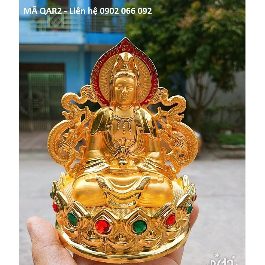 TƯỢNG PHẬT QUAN ÂM RỒNG HAI MẶT