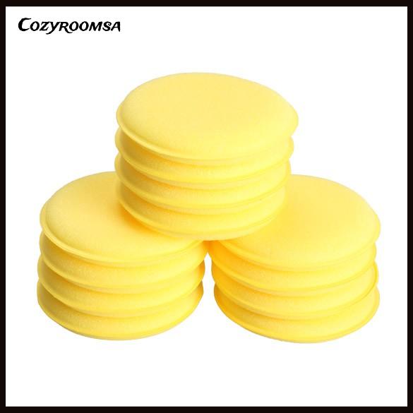 Set 12 miếng mút đánh bóng vệ sinh xe hơi