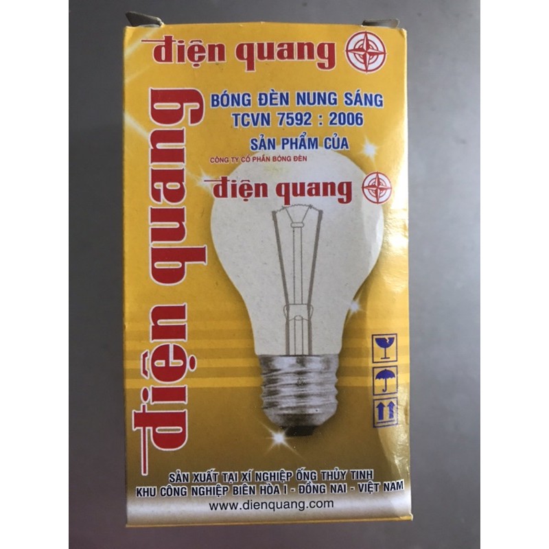 Bóng đèn sợi đốt 60w Điện Quang, bóng đèn dây tóc Điện Quang