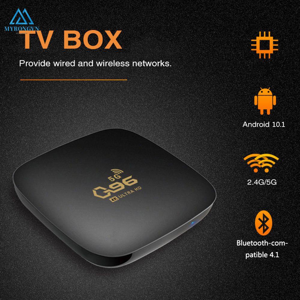 TV Box Q96+5G lõi tứ thông minh 2.4G/5.8G Dual WIFI 4K 2021 8GB+128GB Android 10.0