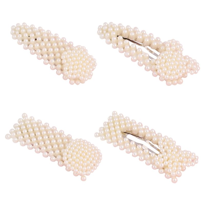Kẹp Tóc Đính Ngọc Trai Nhân Tạo Thời Trang Cho Nữ