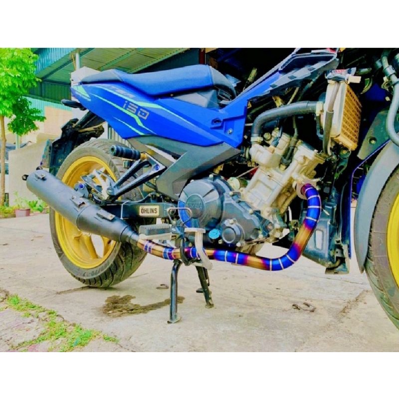 Cổ Exciter 150 Mx King cổ titan nối pô zin