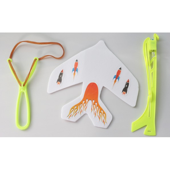 Máy Bay Xốp + Ná Bắn Trợ Lực Bay Xa [CÓ ĐÈN] ĐỒ CHƠI TRẺ EM GIÁ RẺ