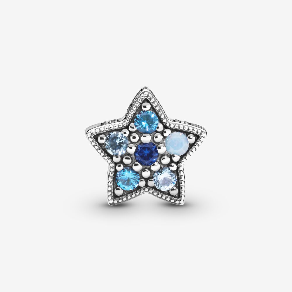Hạt Charm Ngôi Sao Màu Xanh Làm Vòng Tay DIY