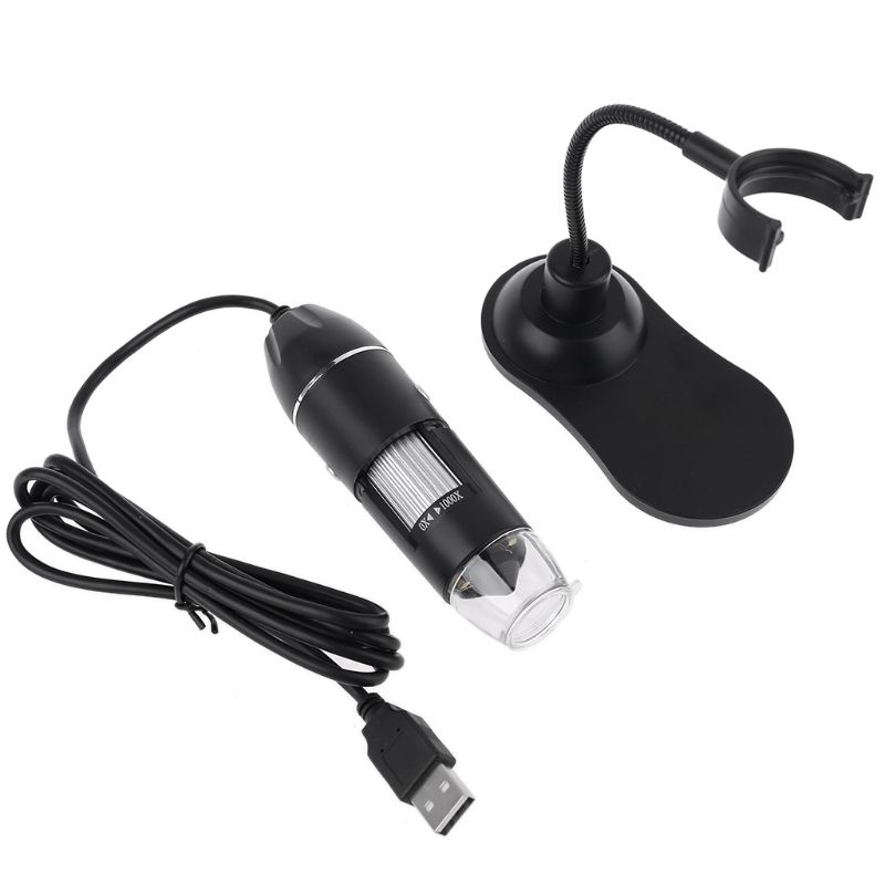 Kính Hiển Vi Kỹ Thuật Số USB Phóng Đại 0X Đến 1000x Cầm Tay Với 8 Đèn Chiếu Sáng Cho Windows