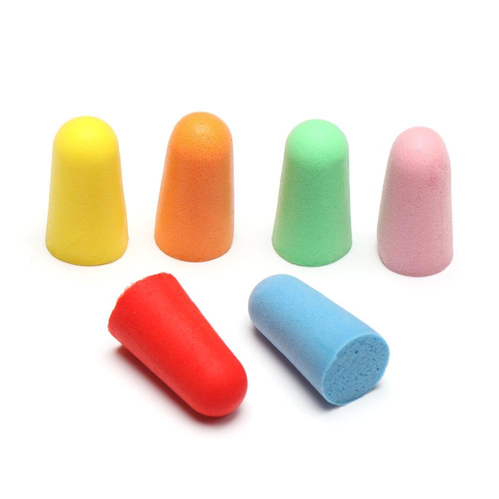 Set 10 Cặp Nút Bịt Tai Chống Ồn Màu Sắc Ngẫu Nhiên