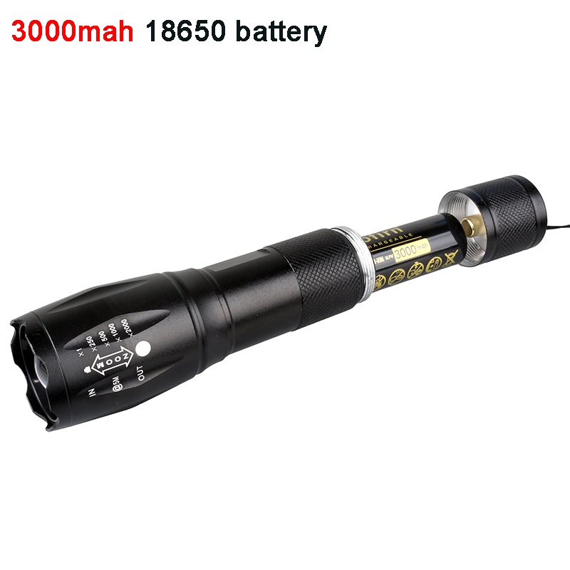 Đèn pin SOFIRN Z01 có nút trên đầu và pin 18650 3000mah