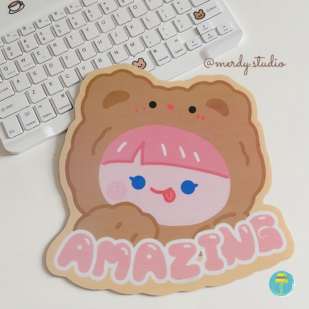 Mouse pad, lót chuột chống thấm nước size to hình vẽ cute