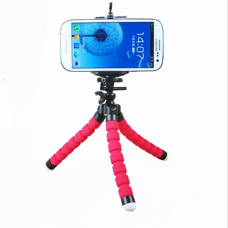 Chân Tripod Bạch Tuộc Uốn Dẻo Cho Điện Thoại - Bám Chặt Trên Mọi Địa Hình