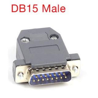 Đầu db15 loại đực có vỏ 2 hàng chân