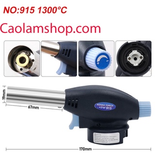 Dụng Cụ Khò Mini Flame Gun Có Nút Mồi Tự Động (Chính Hãng)