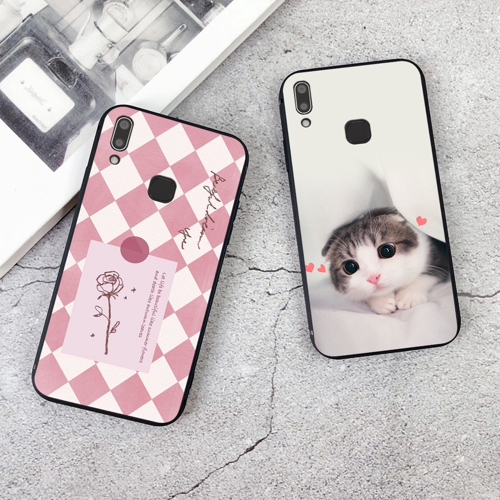 Ốp lưng Vivo Y91 / Y93 / Y95 in hình cao cấp mẫu kẻ caro,mikenbe@r siêu hot