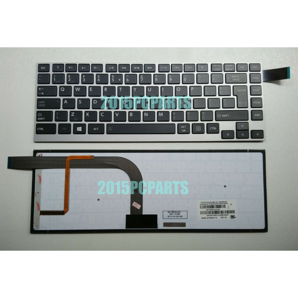 (KEYBOARD) BÀN PHÍM LAPTOP TOSHIBA W35DT W30T W30DT dùng cho Satellite W30T W30DT W35T W35DT, Click 2 L35W