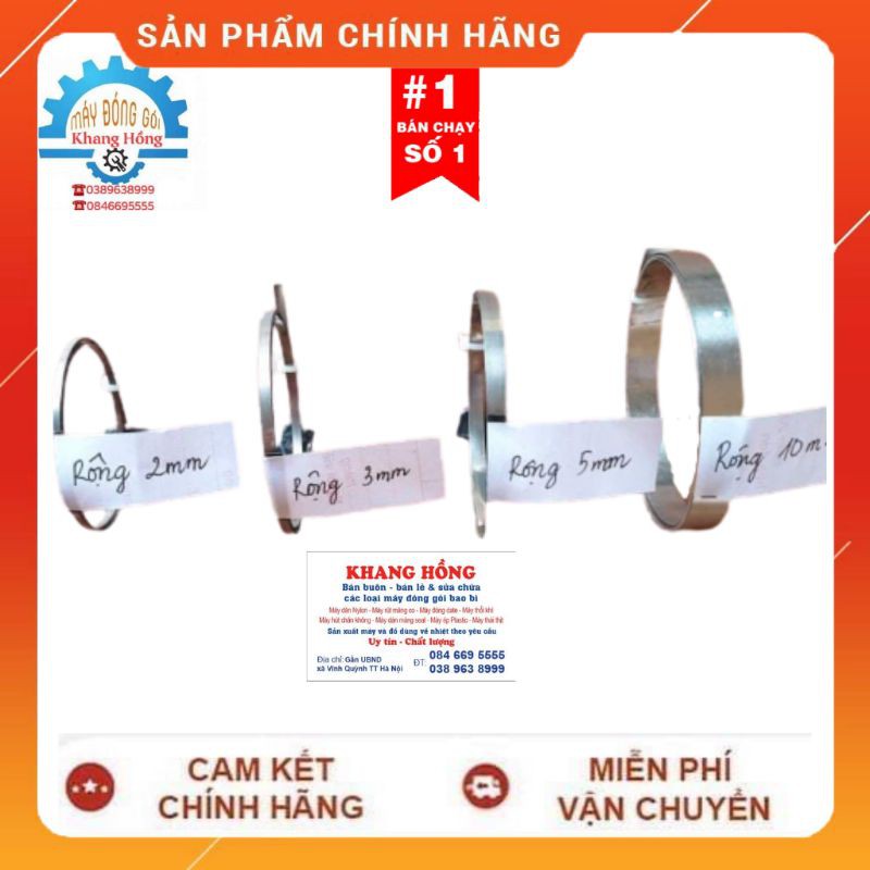 [HÀNG CHÍNH HÃNG] 1 Mét Dây Hàn Miệng Túi Thay Thế Máy Hàn Tay,Dập Chân,Máy Hút Chân Không Rộng 2mm,3mm,5mm,8mm,10mm