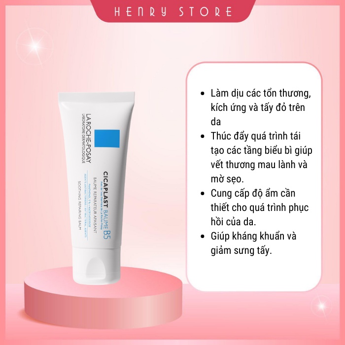 Kem Dưỡng La Roche Posay Làm Dịu, Hỗ Trợ Phục Hồi Da 40ml 100ml