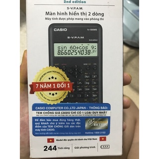 Máy tính casio fx 500 ms - bảo hành 7 năm