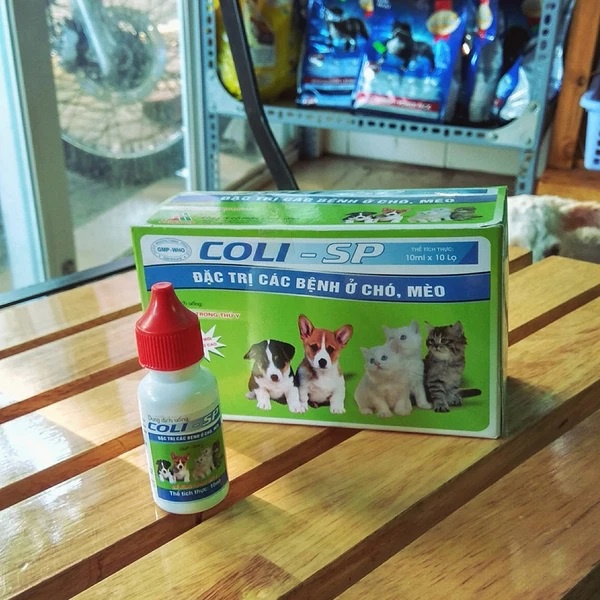Coli-SP đặc trị các bệnh trên chó mèo