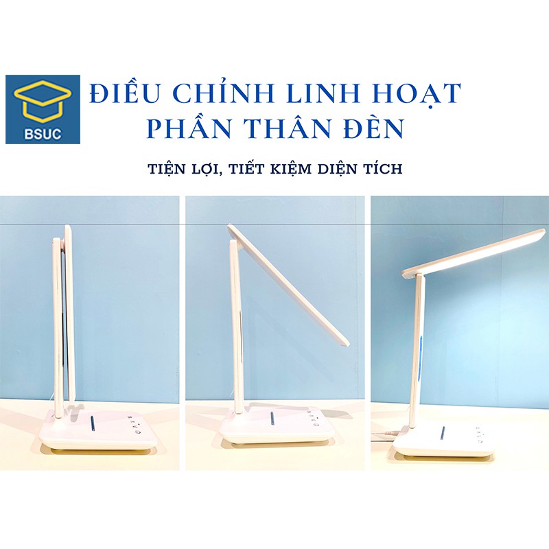 ĐÈN HỌC ĐỂ BÀN Chống Cận cho bé TC26 kết hợp nhiều tính năng xem giờ ngày tháng năm