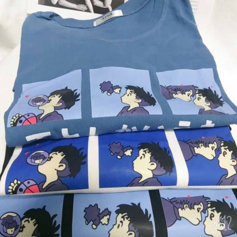 Áo phông 3158,áo thun tay lỡ from rộng chất cottong in hình chữ SECURITY | BigBuy360 - bigbuy360.vn