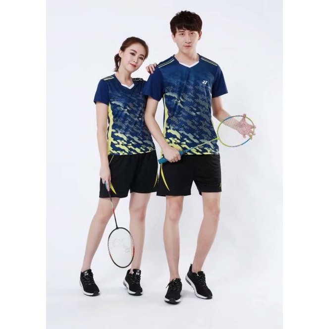 Bộ Quần Áo Thể Thao Chơi Cầu Lông Yonex Thấm Hút Mồ Hôi Nhanh Khô Cho Nam Và Nữ