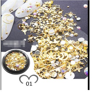 Charm hũ trang trí nail