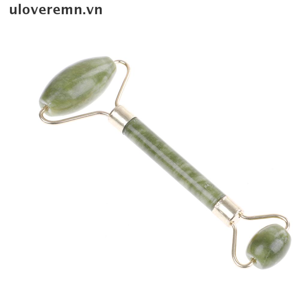 1 Cây Lăn massage Mặt / Cơ Thể Bằng Đá Ngọc Bích Chống Lão Hóa