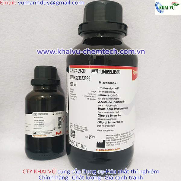 [HÀNG ĐỨC] Dầu soi kính hiển vi - Merck (Chai 100ml - 500ml)