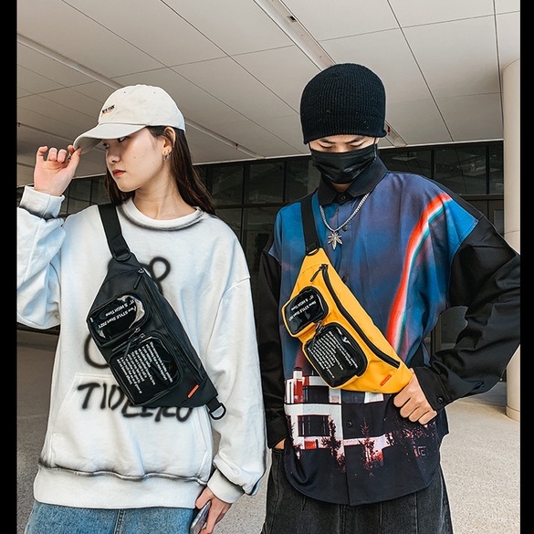 Túi bao tử đeo thắt lưng đeo bên vai thời trang HIP HOP