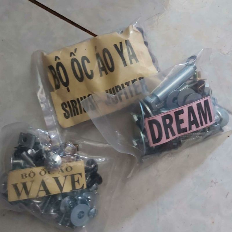 bộ ốc lắp dàn áo xe dream wave sirius wave rs loại tốt | Shopee Việt Nam