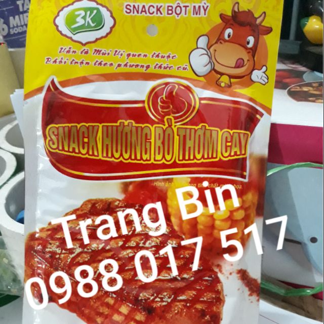 Combo 2 gói snack hương bò thơm cay