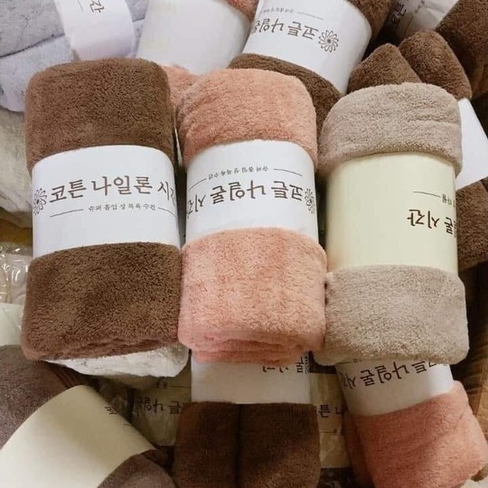 Khăn tắm Hàn Quốc loại 1 nặng 300g / 1 cái , Siêu thấm , Siêu mềm mịn