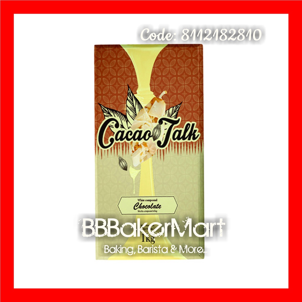 Chocolate Socola TRẮNG Compound CACAO TALK - 1kg