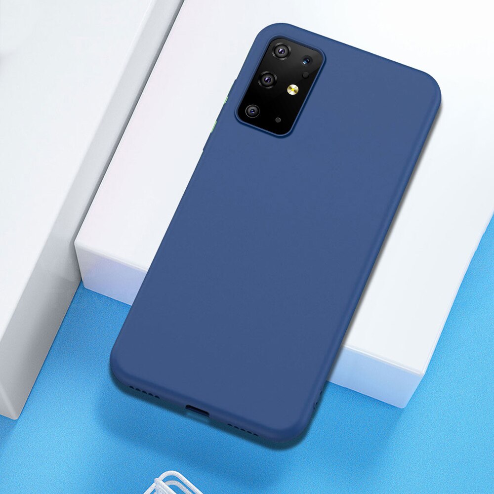Ốp điện thoại silicon mềm dẻo chống trượt màu trơn dành cho Samsung Galaxy Note 20 Ultra 5G