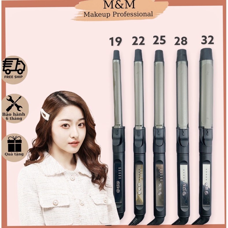 Máy uốn tóc xoăn xoay trục 360 độ chuyên nghiệp cho salon