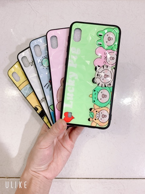 Ốp lưng sam sung A10 Vân đá kim cương 3D