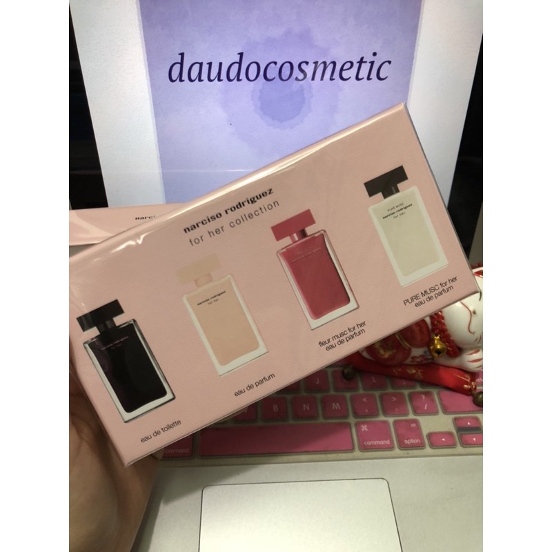 [ set mini ] Tách set Nước hoa Narciso Rodriguez Narciso For Her EDP - EDT - Pure Musc - Fleur Musc EDP 7.5ml | Thế Giới Skin Care
