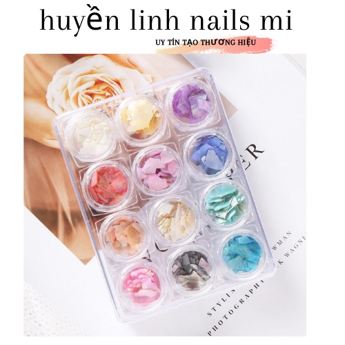 Sét xà cừ 12 màu mỏng kiểu hàn quốc