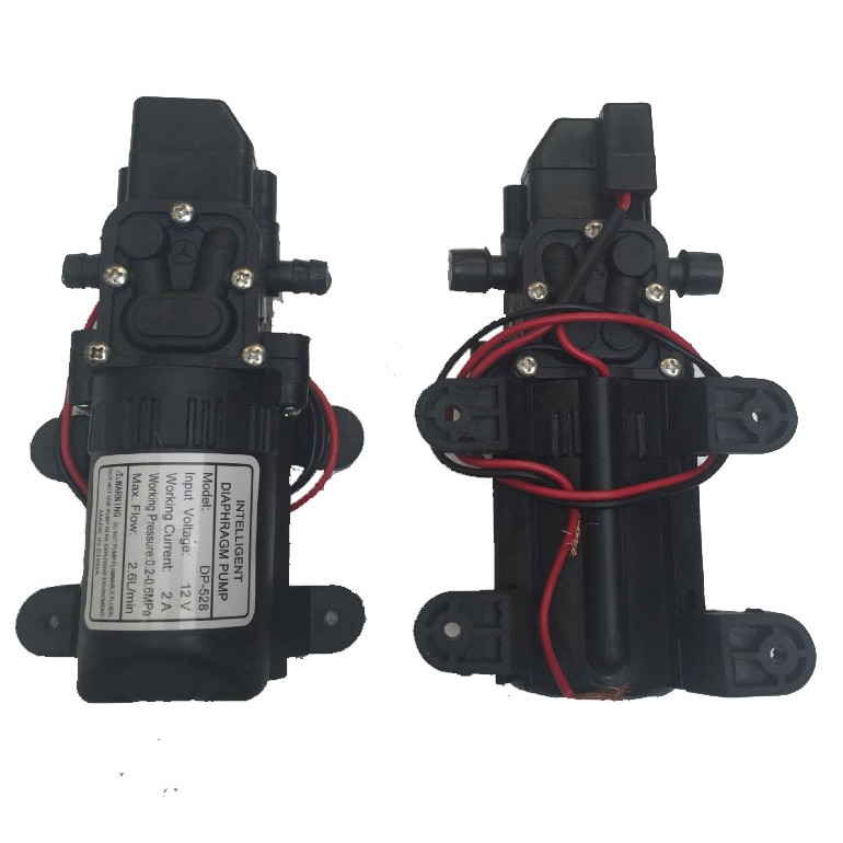 { Rửa xe} MÁY BƠM NƯỚC MINI 12V ÁP LỰC CAO - BƠM TĂNG ÁP MINI 12V