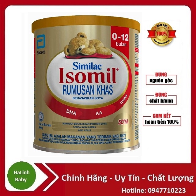 Sữa bột Similac isomil 400g [Date 2024]