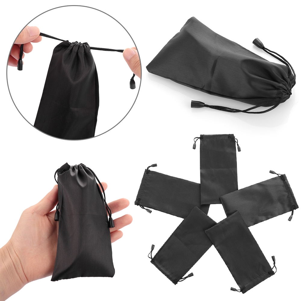 Set 5 / 10 / 20 túi vải rút dây đựng kính mát tiện dụng