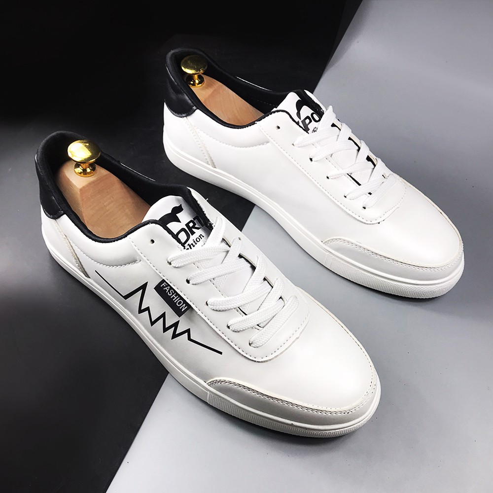 Giày thể thao nam thời trang nhịp tim cực đẹp - Giày thể thao nam dáng basic cơ bản