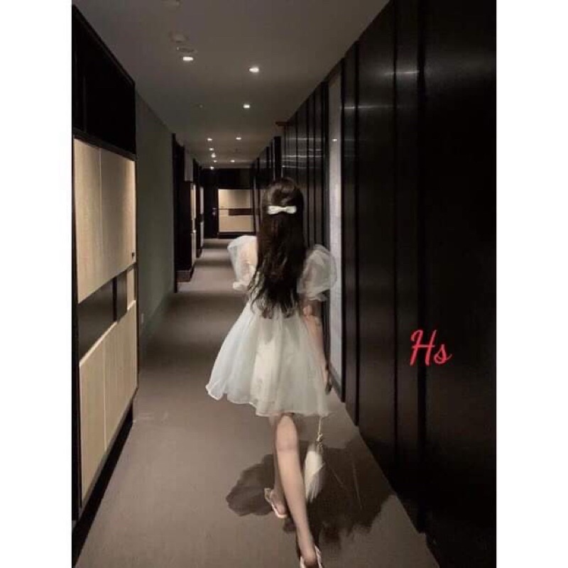 Váy von xoè 2 lớp HS6