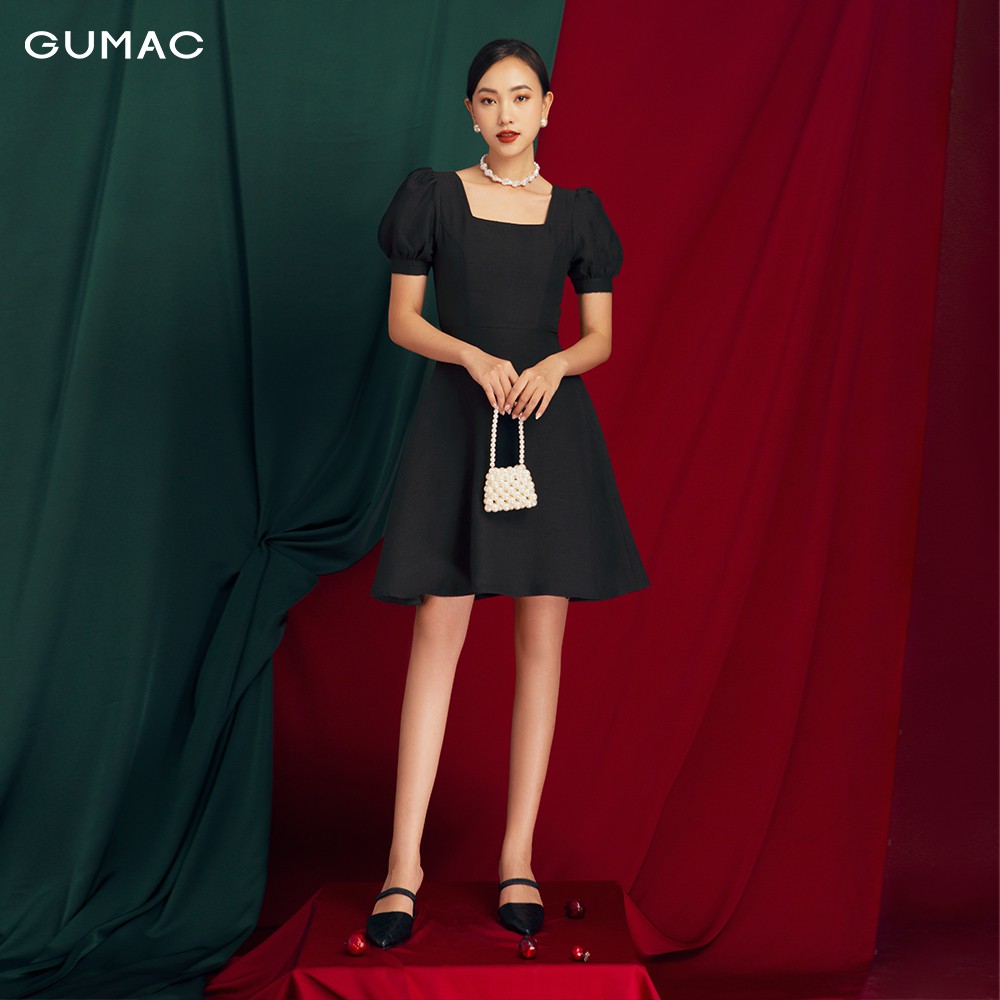 Đầm ôm nữ GUMAC cổ U, form cúp ngực basic, đủ màu đủ size DB168 | BigBuy360 - bigbuy360.vn