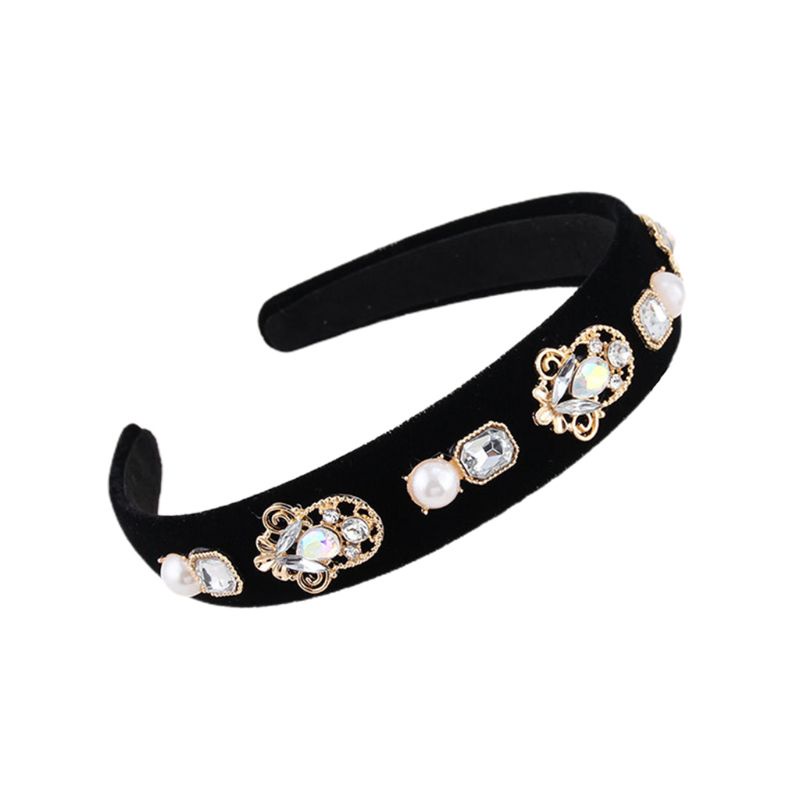 Băng Đô Cài Tóc Đính Đá Sang Trọng Cho Nữ